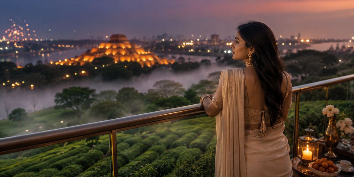 A user enjoying casino betting at a tea garden in Bangladesh