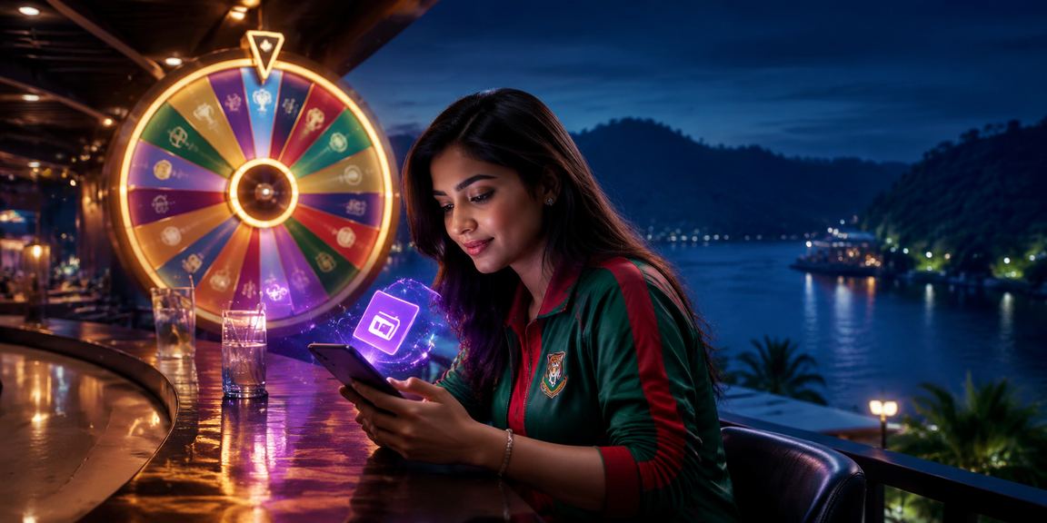 রাঙামাটিতে বাংলাদেশি মডেল ক্রিকেট বেটিং উপভোগ করছেন