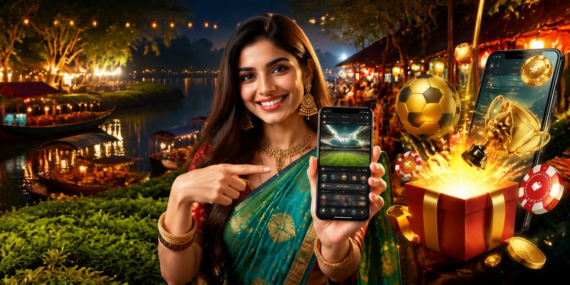 A user placing Sports Bets on mobile at a tea garden in Sylhet