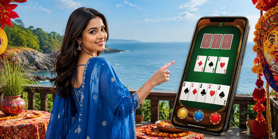A player enjoying Teen Patti in Sylhet